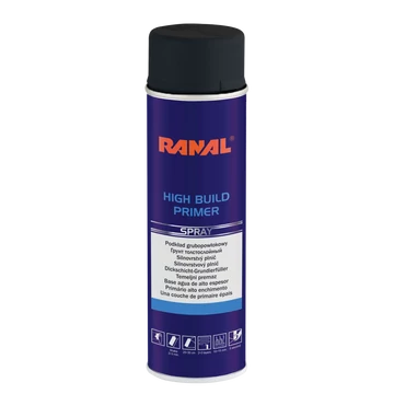 Ranal HB 1K alapozó+ filler  spray 500 ml fekete