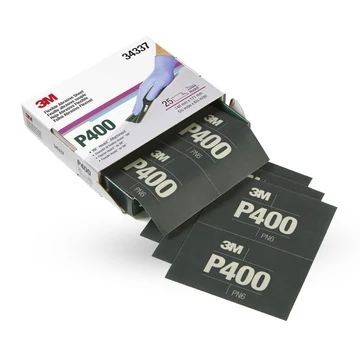 3M Rugalmas kézi csiszoló lapka, puha felfogó a dobozban, 140 mm x 170 mm P400 (25 db) 34337