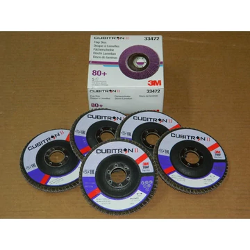 3M 33472 T29 Cubitron II legyezőtárcsa  115mmx22mm P80