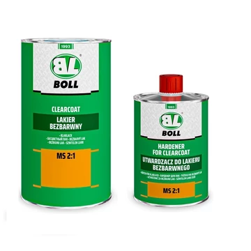 Boll 2K MS Színtelen lakkszett ( 1 liter lakk + 0,5 liter edző )