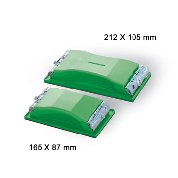 Boll csiszoló stekli műanyag csíptetős zöld 165 X 87 mm