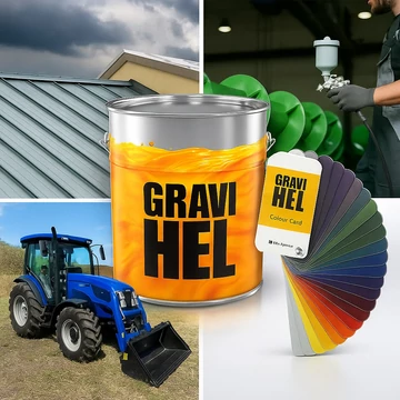 Gravihell 2K 402-003 PUR selyemfényű festékszett (1,49 liter)