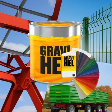 Gravihell 1K Alkyd alapozó szett RAL színekben (1,15 liter)