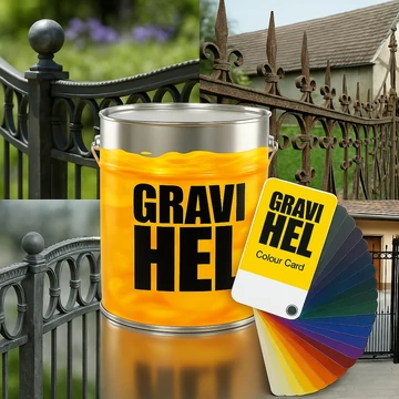 Gravihell 1K 301-Antik Vinyl kovácsoltvas hatású festék szett (1,35 liter)