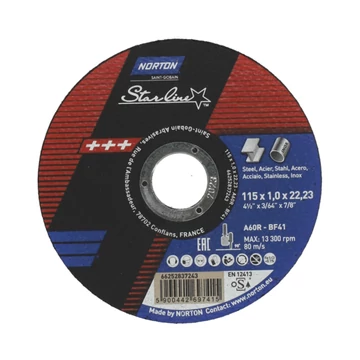 Norton Starline vágókorong 115x1x22