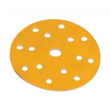 Norton Pro A296 GOLD 15 lyukas átmérő 150 mm csiszoló korong  P600 (100 db/csomag)