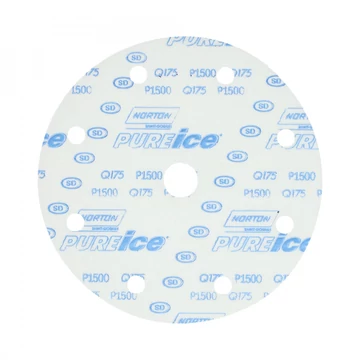 Norton Pure Ice Q175 csiszoló korong 150 mm 50 db / csomag fekete P800