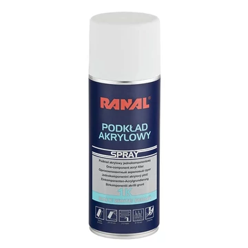 Ranal 1k - acryl filler spray 400 ml SZÜRKE