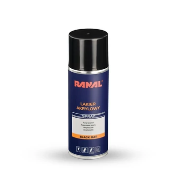 Ranal Matt fekete spray 400 ml