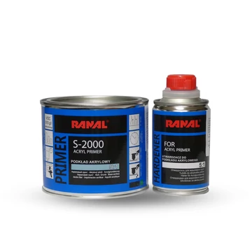 Ranal S-2000 - acryl filler 5+1 0,4 L + 0,08 L  SZÜRKE