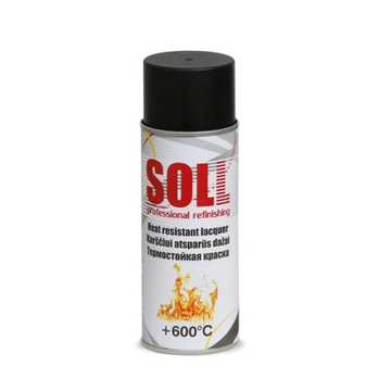 Soll Hőállő festék fekete 400ml (600°C)