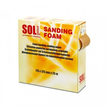 Soll Csiszoló szivacs tekercsben 115X125 mm 25m, sárga P320
