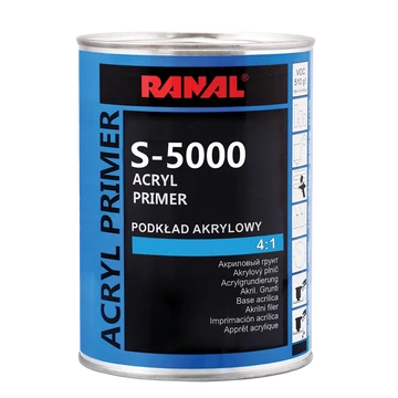 Ranal S-5000 - acryl filler 4+1 (1 L + 0,25 l ) fekete