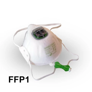 Spirotek VS2100V FFP1 szelepes pormaszk