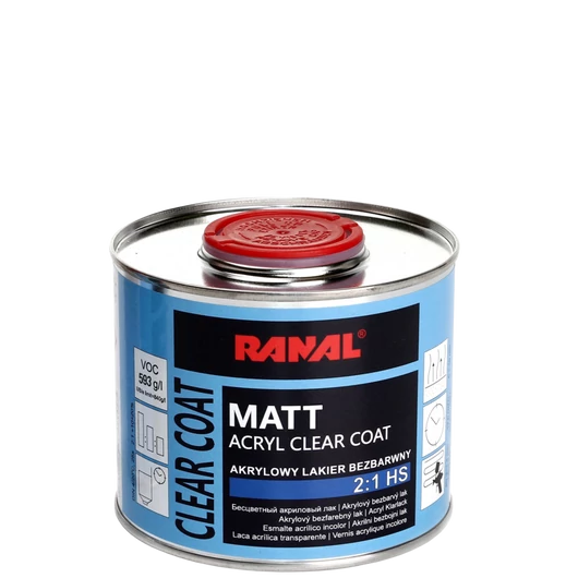 Ranal Hs Matt lakkszett 2+1 ( 0,5 liter lakk+0,25 liter edző )
