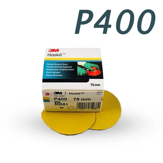 3M 50081 255P+ GOLD HOOKIT P400 75MM