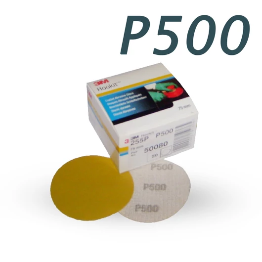 3M 50080 255P+ GOLD HOOKIT P500 75MM
