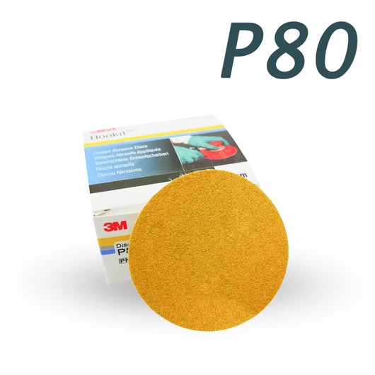 3M 50088 255P+ GOLD HOOKIT P80 75MM