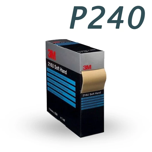 3M 216U perforált szivacsos csiszoló tekercs 50333, P240 114mm x 25m