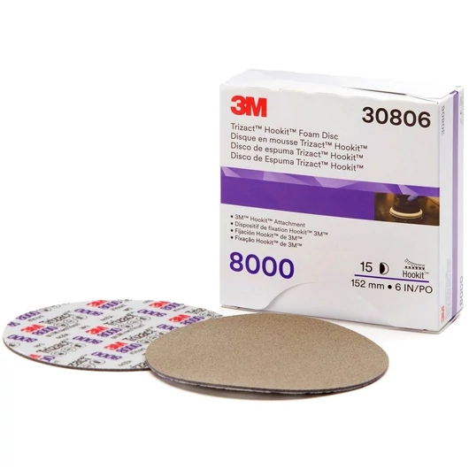 3M Trizact P8000 (30806) csiszoló korong tépőzáras 150 mm átmérővel