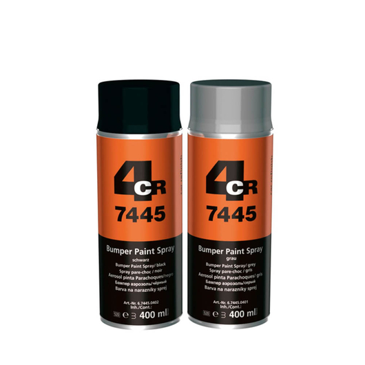 4CR 7445 Lökhárító festék fekete spray 400ml Bumper