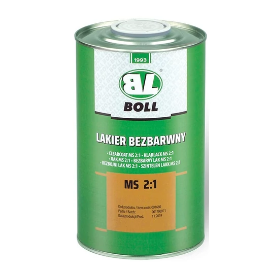 Boll 2K MS Színtelen akril lakk 1 liter