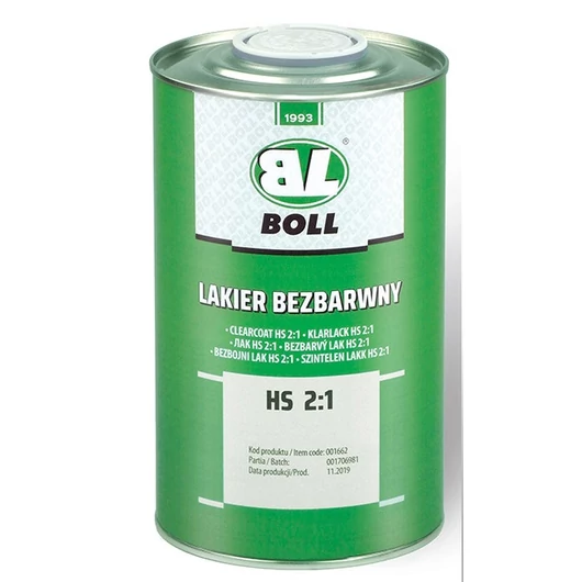 Boll 2K HS Színtelen akril lakk 1 liter