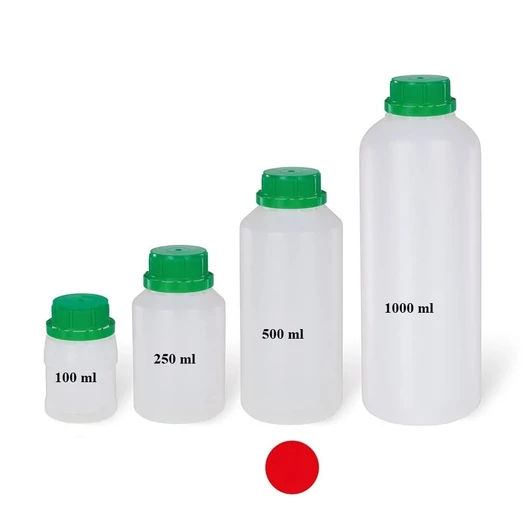 Műanyag flakon 0,5 liter
