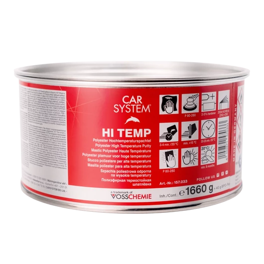 Carsystem HI-Temp Hőálló kitt 140 fokig 1,7 kg