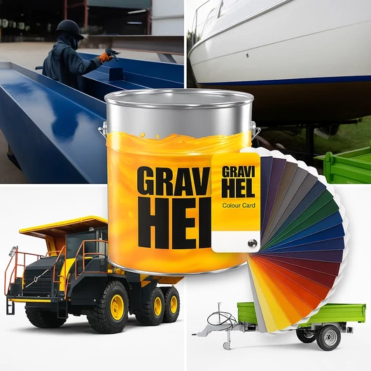 Gravihel 2K Epoxi primer -fém alapozó RAL szinekben szettben (1,59 liter)