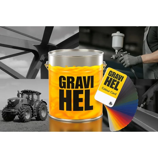 Gravihell 1K Alkyd alapozó szett szürke színben (1,15 liter)
