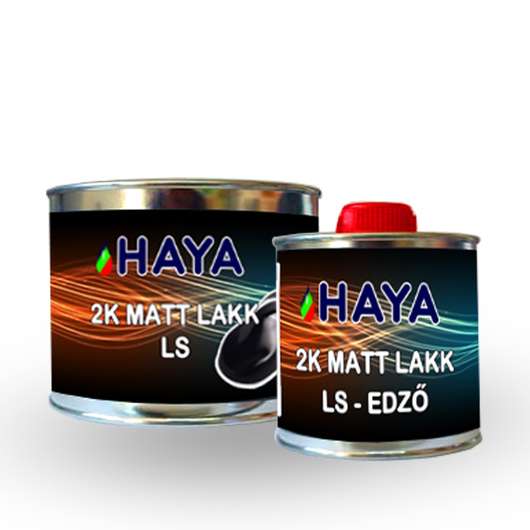 Haya Ls MATT akril színtelen lakk 0,5 liter+0,25 liter edző