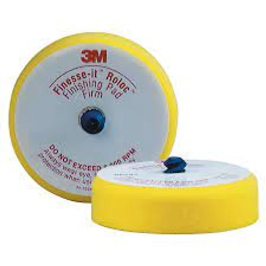 3M 14736 roloc sárga szivacs felfogó tépőzárral 75 mm