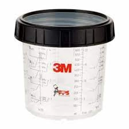 3M 16001 külső tartály és leszorító gyűrű 0,6 l