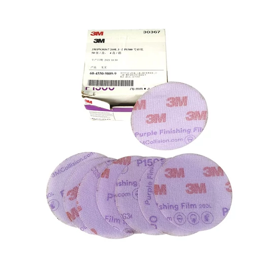3M 30367 260L+ mikrocsiszoló korong 75 mm P1500 (50db)
