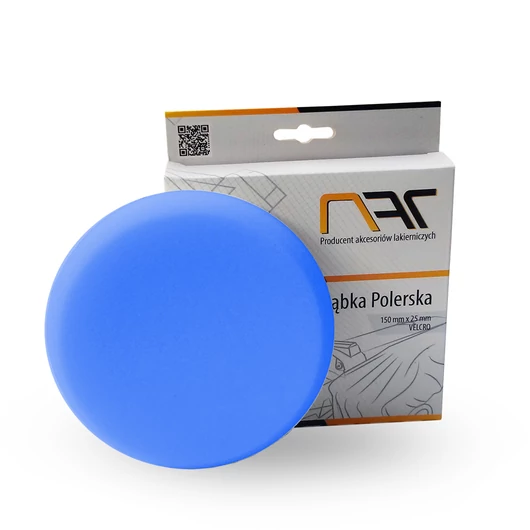 NAT polírszivacs dia 83 mm x 25 mm tépőzáras narancs