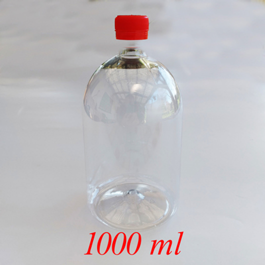 PET flakon kupakkal 1000 ml