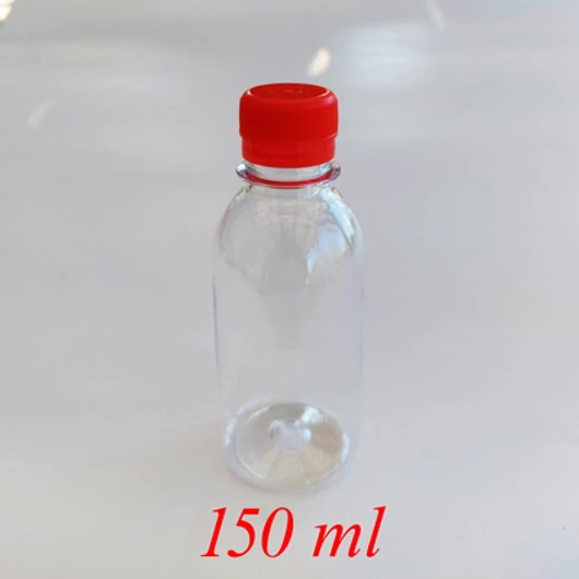 PET flakon kupakkal 150 ml