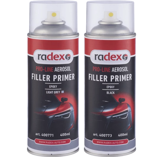 Radex Epoxy primer spray 1K Fekete 400ml