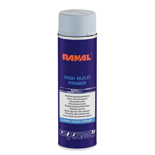 Ranal HB 1K alapozó+ filler  spray 500 ml szürke