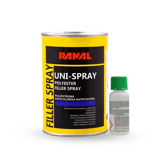 Ranal UNI-SPRAY - poliészter szórható kitt 1,2 kg
