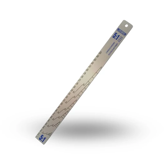 Sico fém keverő pálca 4:1 és 5:1 arány 35 cm