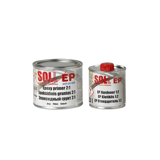 Soll Epoxy Primer edzővel 2:1 sötétszürke 0,75l