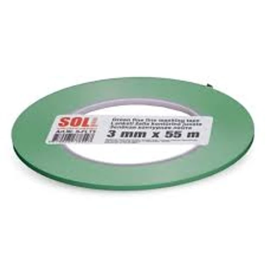 SOLL zöld fine line szalag3Mm x 55 méter