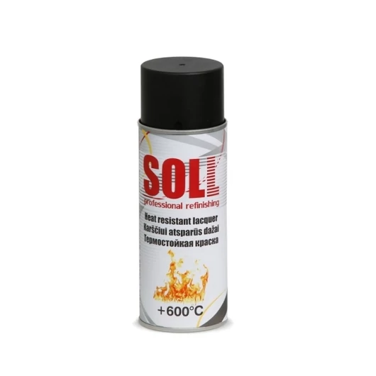 Soll Hőállő festék fekete 400ml (600°C)