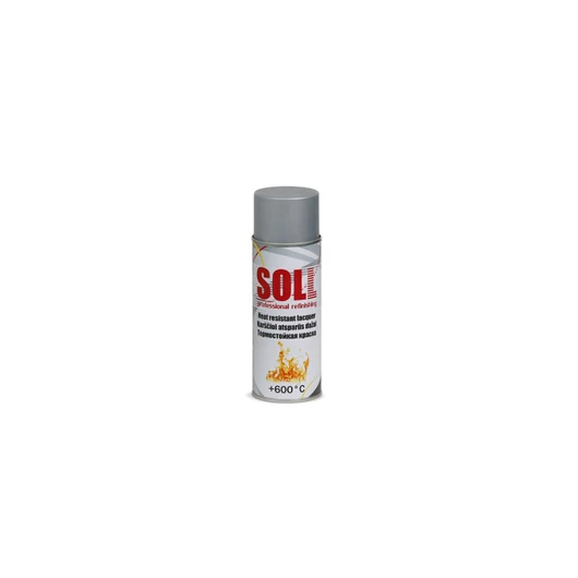 Soll Hőállő festék ezüst 400ml  (600°C)