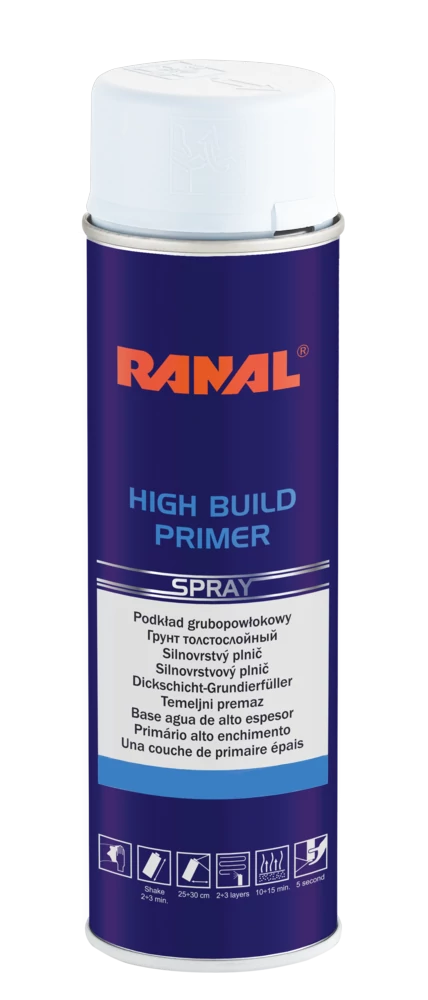 Ranal HB 1K alapozó+ filler  spray 500 ml fehér