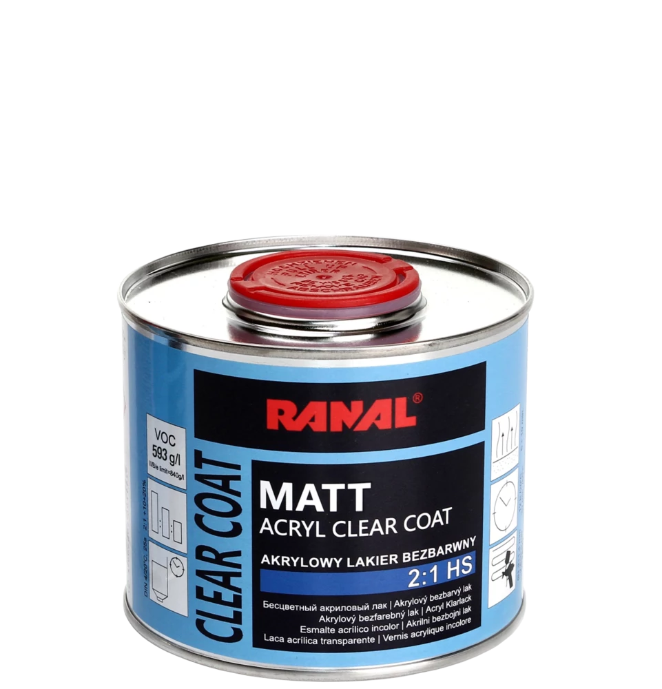 Ranal Hs Matt lakkszett 2+1 ( 0,5 liter lakk+0,25 liter edző )
