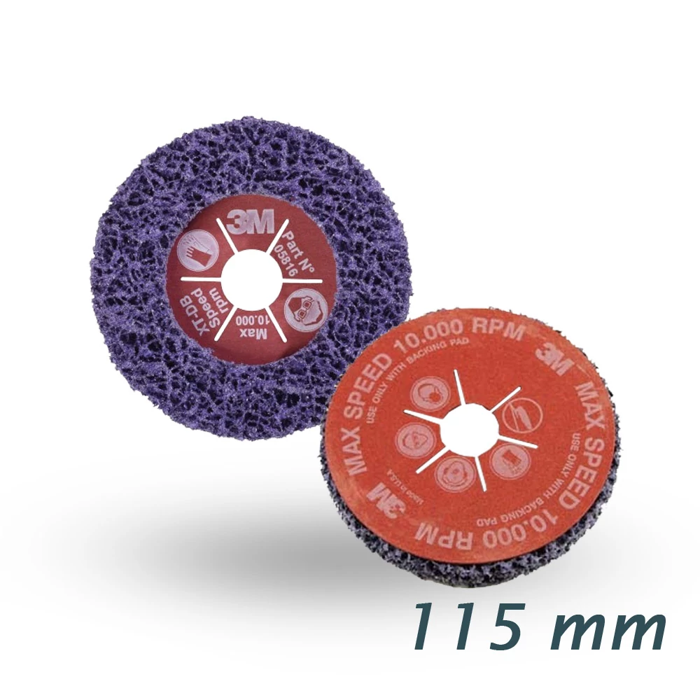 3M 5816 durva tisztítótárcsa, átmérő 115 mm négertárcsa fíberen xt-db