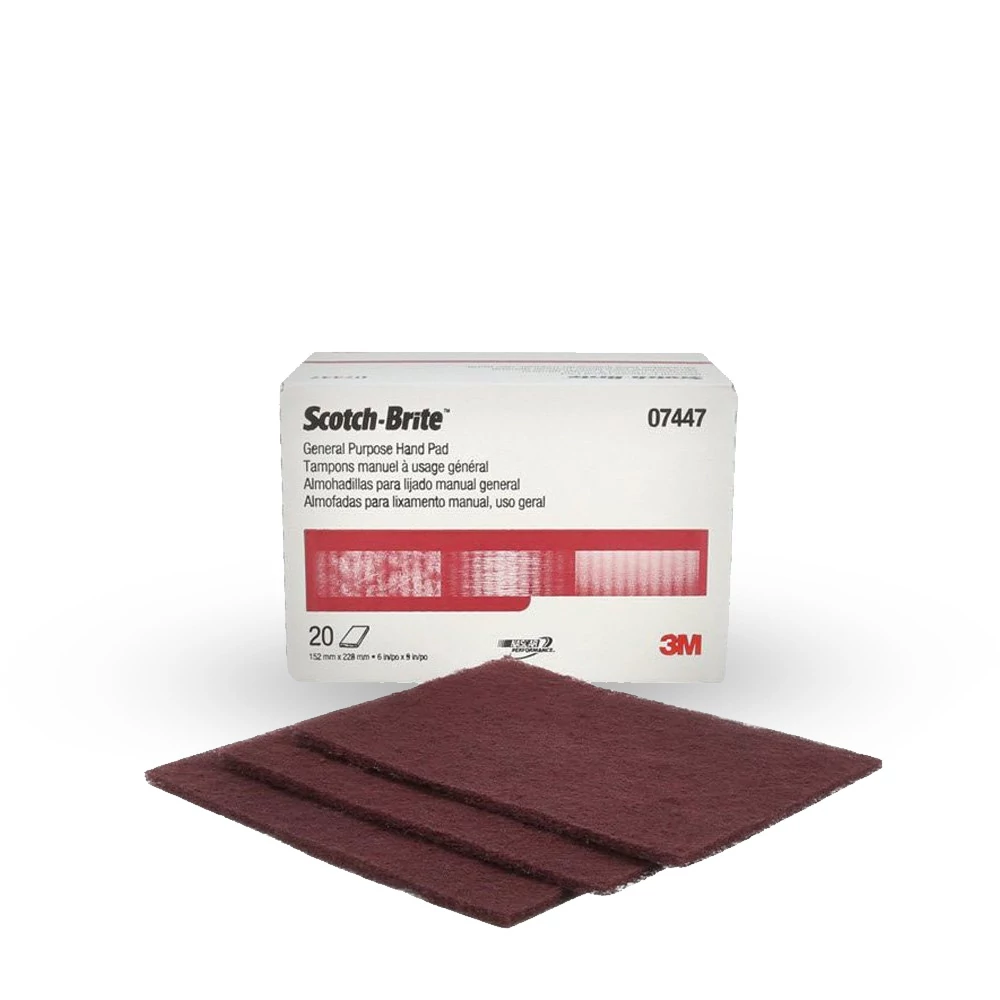 3M 7447 Scotch Brite vörös lap 158 mm 224 mm